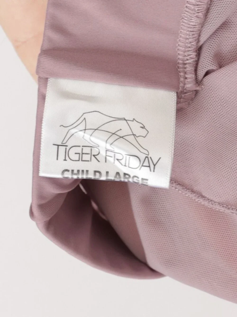 Tiger Friday Mesh Petal shorts size Child L in Plush (Dusty Purple) EUC